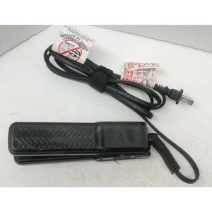 GVP 1 1/2" Hair Straightener Travel Iron Ceramic Glossy Gray Grey Small Compact